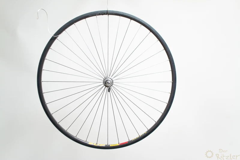 Shimano Dura-Ace 7402 på Mavic Open SUP CD Ceramic 28" landevejscykel forhjul