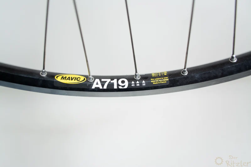 Shimano XTR/Bees på Mavic A719 MTB hjulsæt 28"