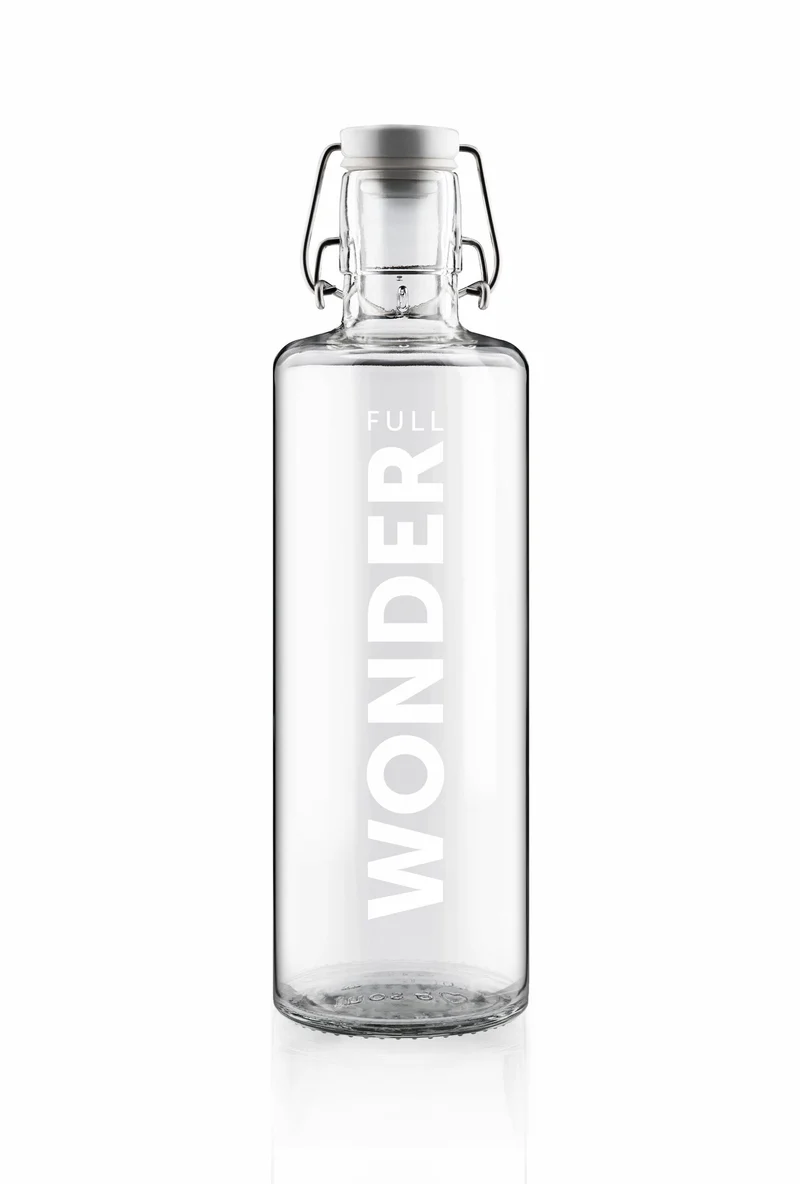 Glasflasche "Wonderfull" 1 Liter