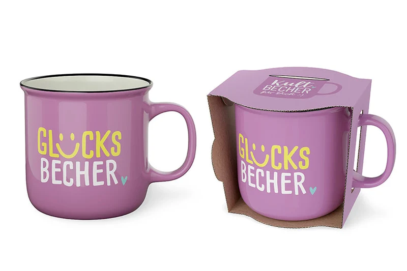 Kultbecher „Glücksbecher" – Happy Greetings