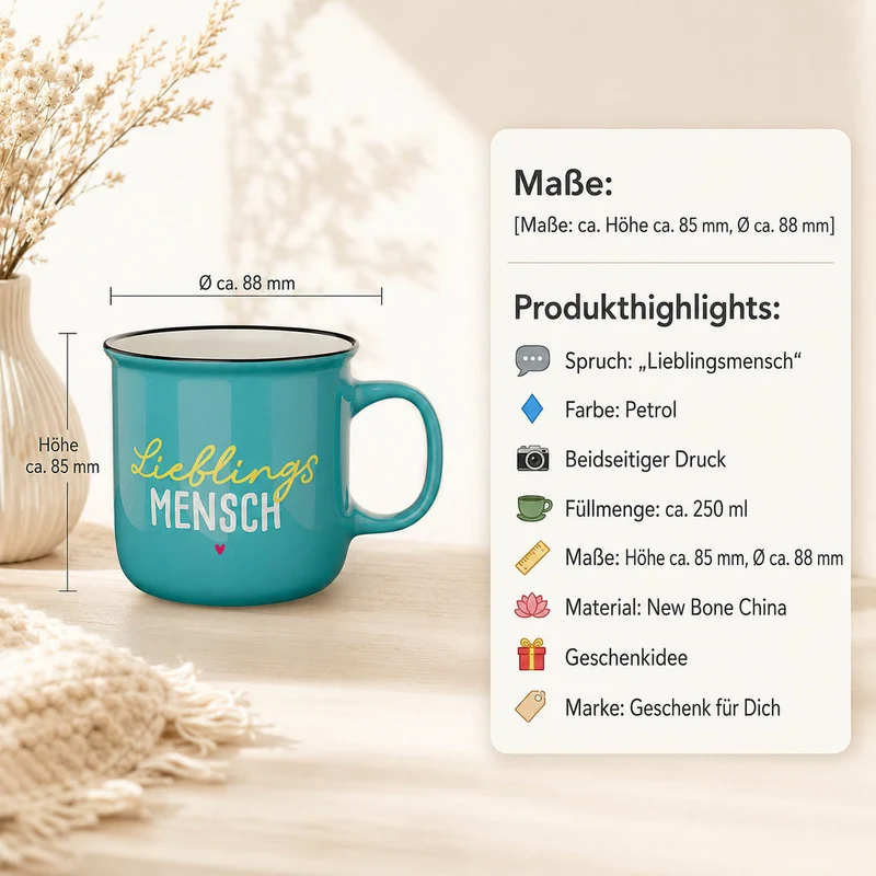 Kultbecher „Lieblingsmensch" – Happy Greetings