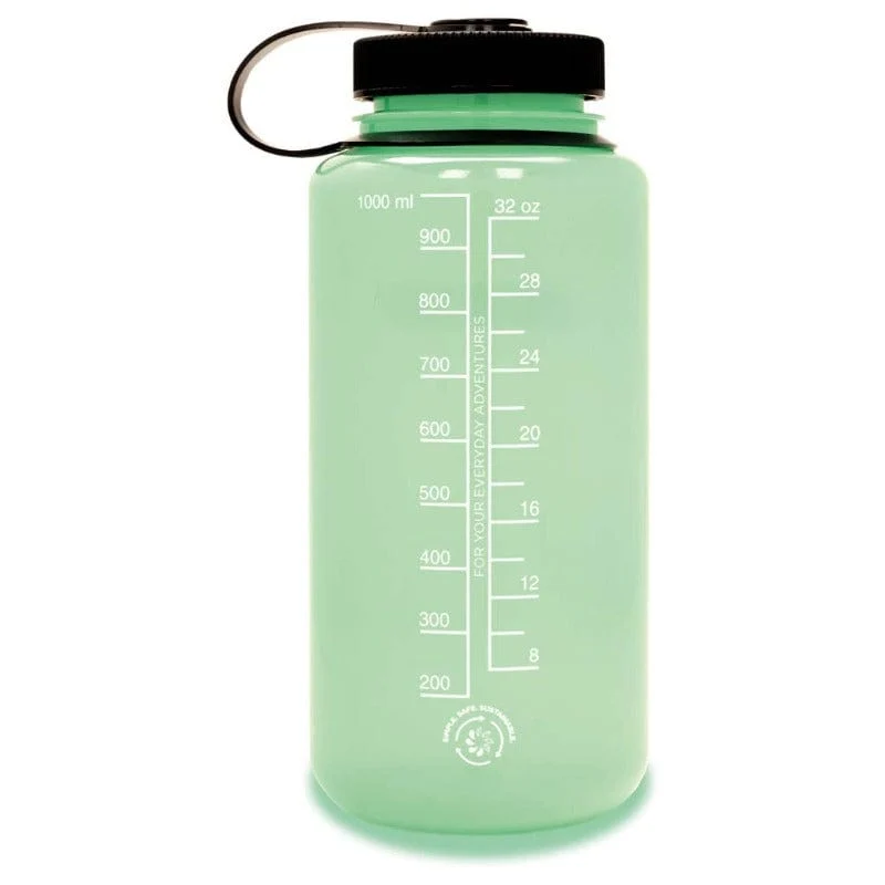 Trinkflasche Weithals Sustain 1 Liter, glow green