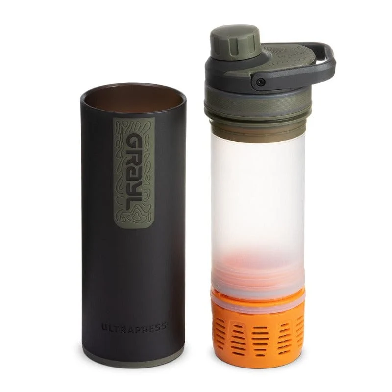 UltraPress® Wasserfilter mit Trinkflasche 473ml