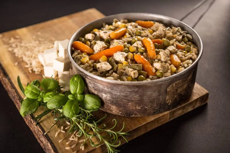 Adventure Menu - Gemüserisotto mit Tofu