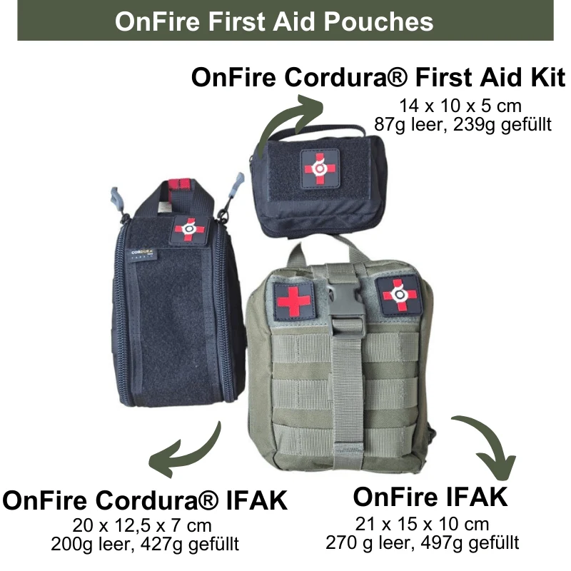 Tactical Bleeding Pouch plus Zubehör