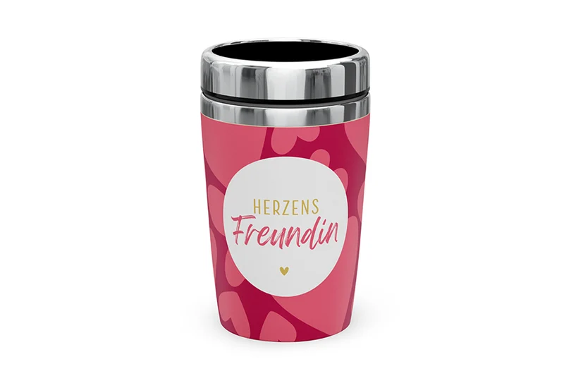 Thermobecher to go Herzens Freundin