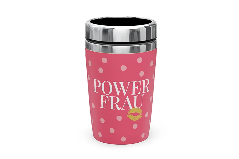 Thermobecher to go Power Frau
