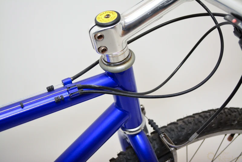 Blå vintage mountainbike 43cm Shimano