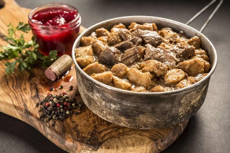 Adventure Menu - Hirschragout