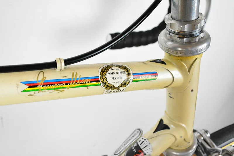 Francesco Moser racercykel 54 cm Super Prestige Pernod Vintage Steelbike L'Eroica