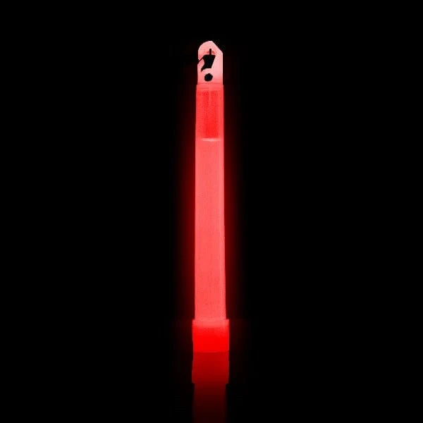 Chemlight Leuchtstab 15 cm rot / Leuchtdauer 12 Stunden