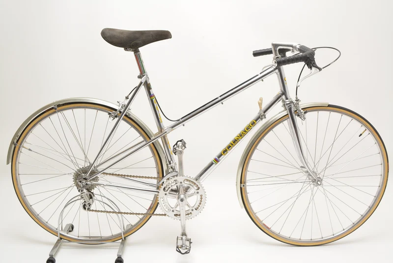 Colnago landevejscykel til kvinder Donna 55 cm krom Campagnolo Vintage landevejscykel L'Eroica