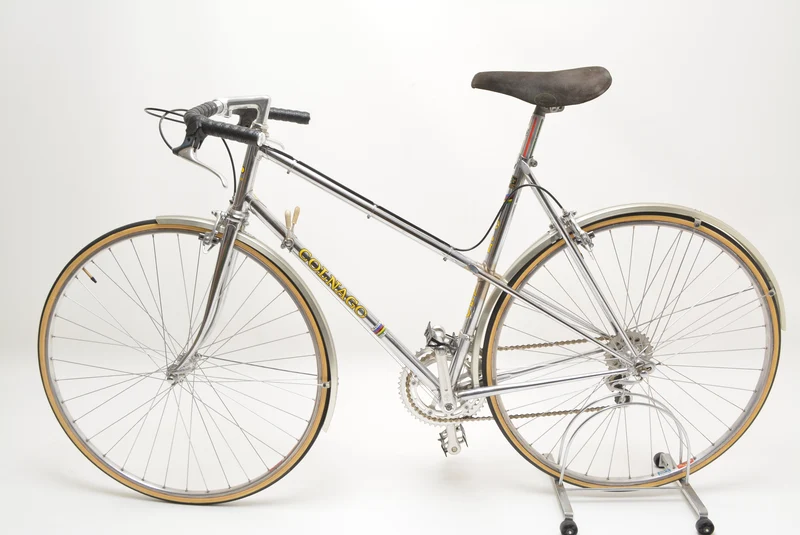 Colnago landevejscykel til kvinder Donna 55 cm krom Campagnolo Vintage landevejscykel L'Eroica