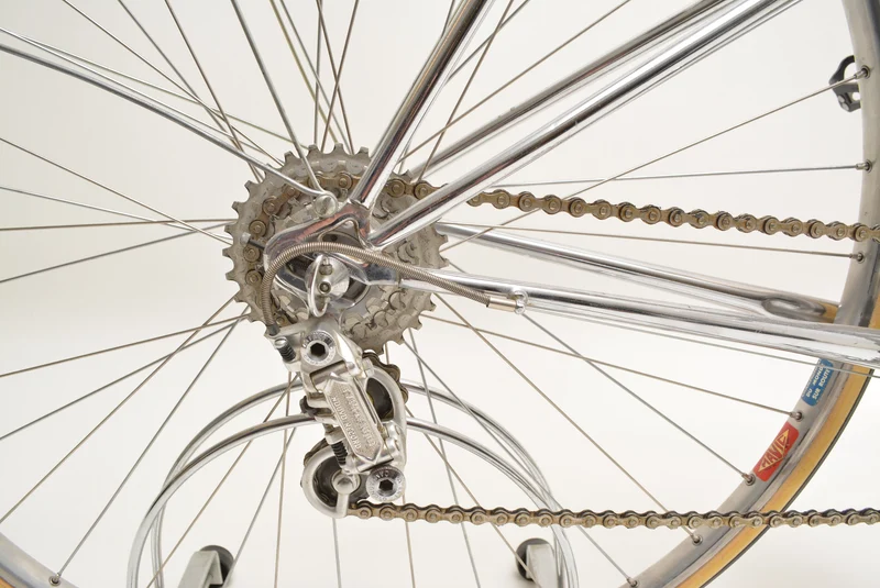 Colnago landevejscykel til kvinder Donna 55 cm krom Campagnolo Vintage landevejscykel L'Eroica