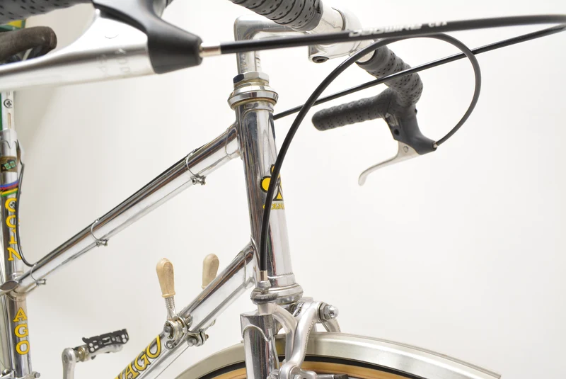 Colnago landevejscykel til kvinder Donna 55 cm krom Campagnolo Vintage landevejscykel L'Eroica