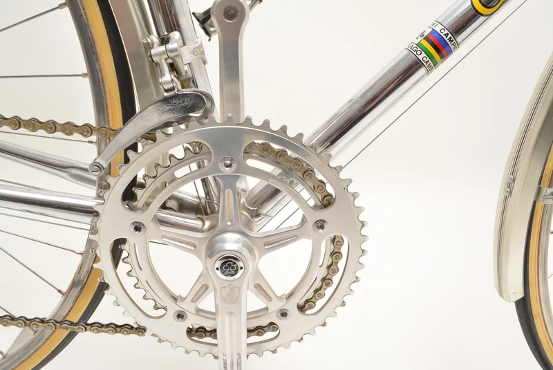 Colnago landevejscykel til kvinder Donna 55 cm krom Campagnolo Vintage landevejscykel L'Eroica