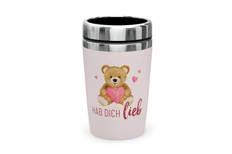 Thermobecher to go Hab Dich lieb