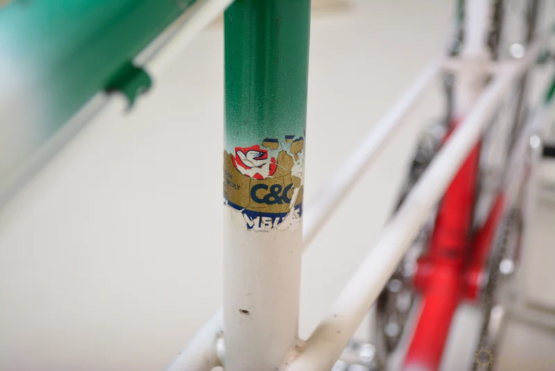 Pinarello Tandem Vintage landevejscykel 54CM Shimano Steelbike