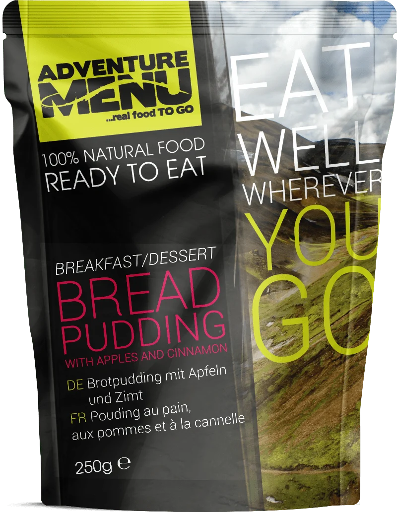 Adventure Menu - Brotpudding mit Äpfeln und Zimt