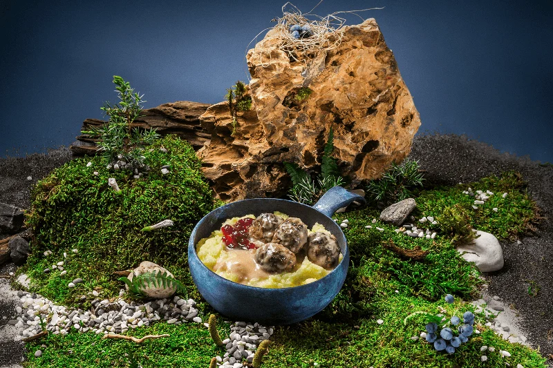 Adventure Menu - Schwedische Frikadellen mit Sahnesauce und Kartoffelpüree für Kinder