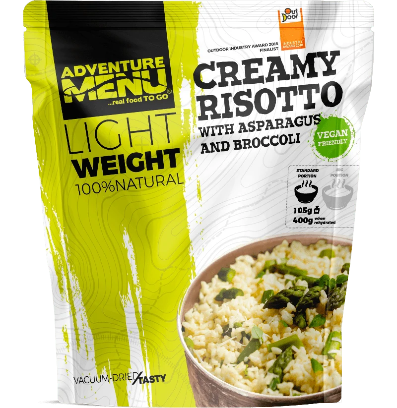 Adventure Menu - Creme-Risotto mit Spargel und Brokkoli - Standard Portion