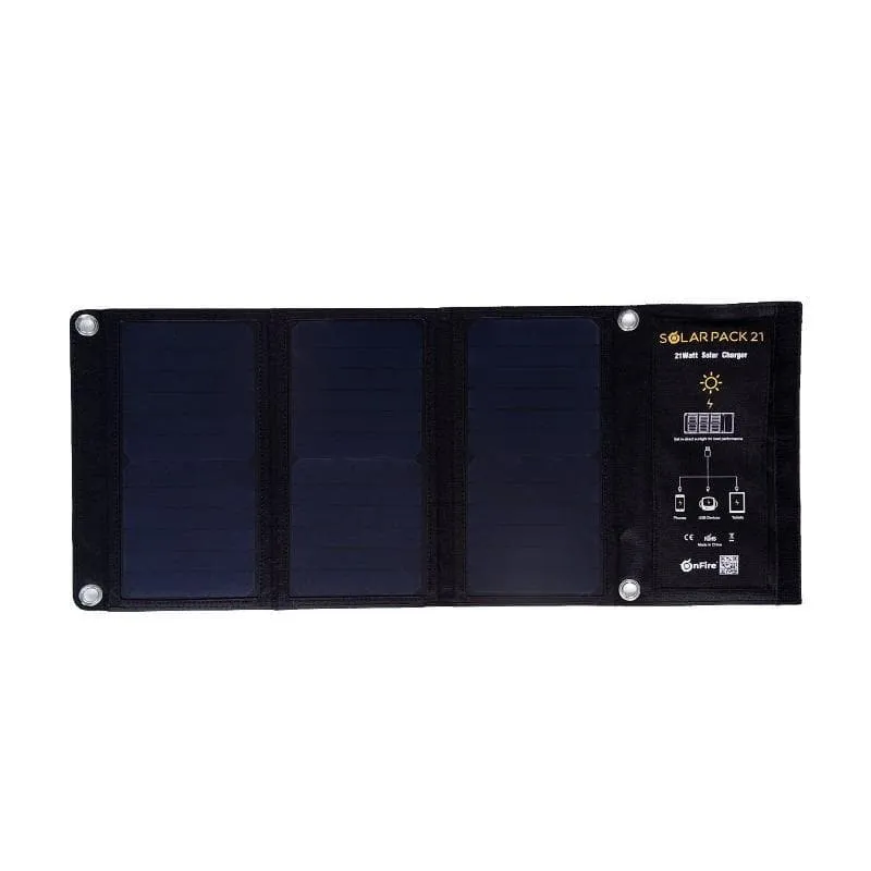 Faltbares mobiles Solar-Ladegerät 21 Watt