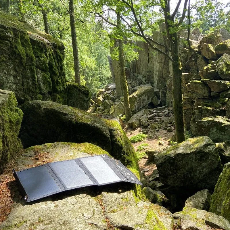 Faltbares mobiles Solar-Ladegerät 21 Watt