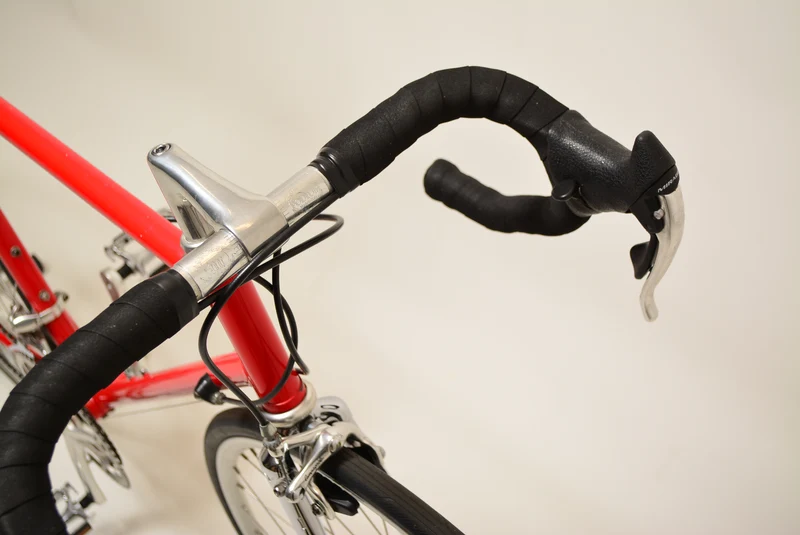 Rød landevejscykel 54CM Campagnolo Vintage Steelbike