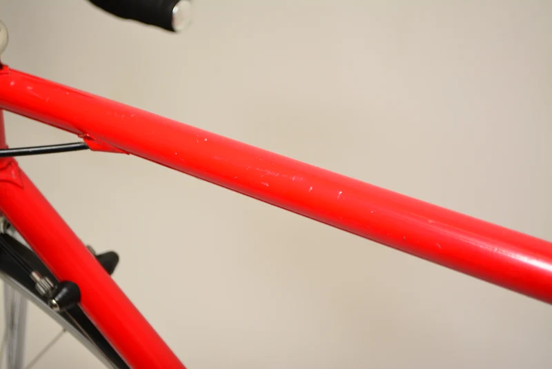 Rød landevejscykel 54CM Campagnolo Vintage Steelbike