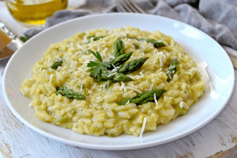 Adventure Menu - Creme-Risotto mit Spargel und Brokkoli - große Portion