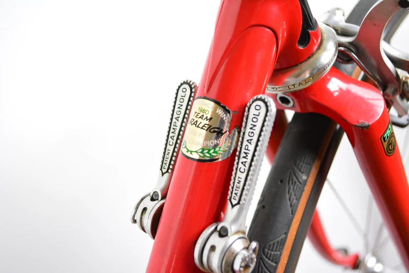 Raleigh Team TI SBDU Vintage Road Bike Campagnolo 62cm