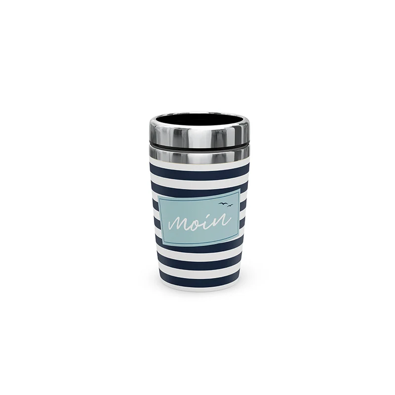 Thermobecher to go "Moin" Ahoi