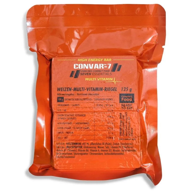 CONVAR-7 High Energy Bar - Weizenriegel Multi Vitamin 125g