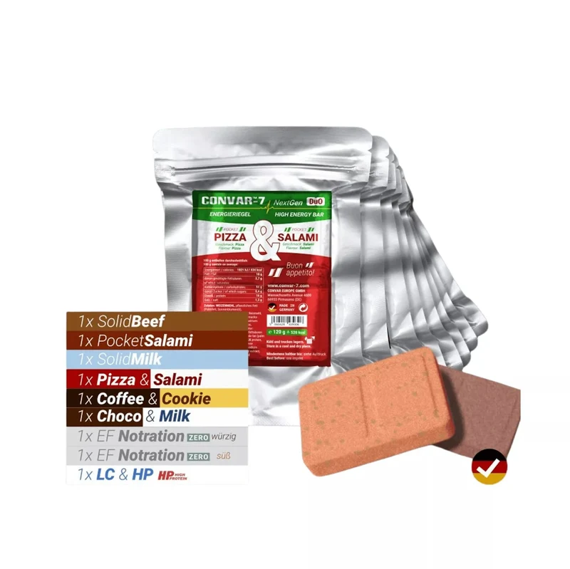9 x CONVAR-7 NextGen Energy Bar - Tasting Box 2