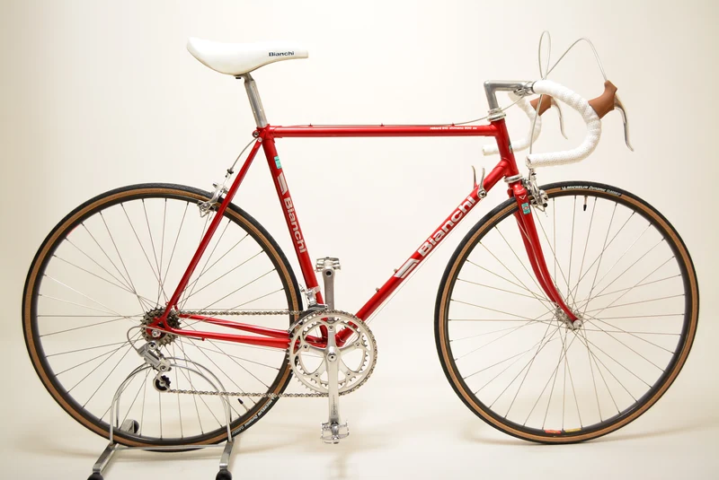 Bianchi Rekord 910 landevejscykel 55 cm Shimano 600 Vintage Steelbike L'Eroica