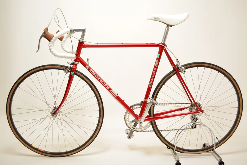 Bianchi Rekord 910 landevejscykel 55 cm Shimano 600 Vintage Steelbike L'Eroica