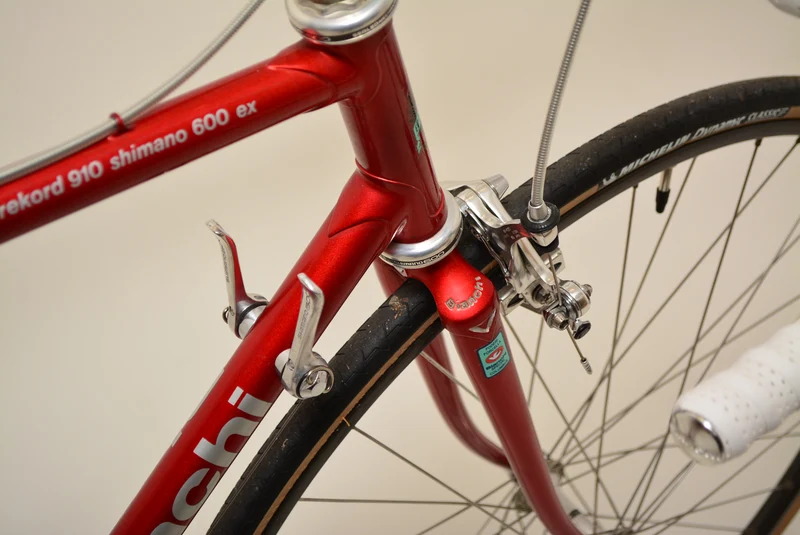 Bianchi Rekord 910 landevejscykel 55 cm Shimano 600 Vintage Steelbike L'Eroica