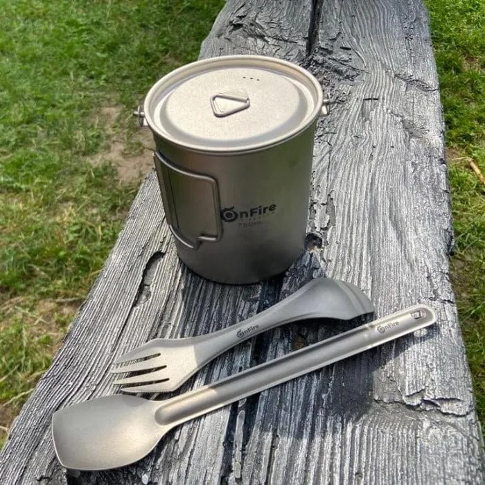 Ultraleichter Titan-Göffel (3 in 1)