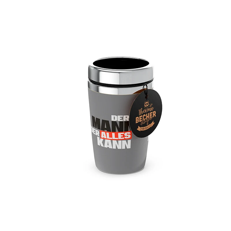 Thermobecher to go "Der Mann der alles kann"