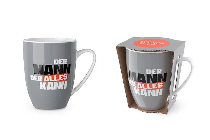 Tasse „Der Mann, der alles kann“ – Becher für Männer, 250 ml