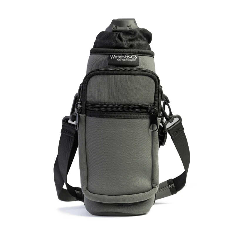 Water to Go Active Bottle Bag – Neopren-Umhängetasche camouflage