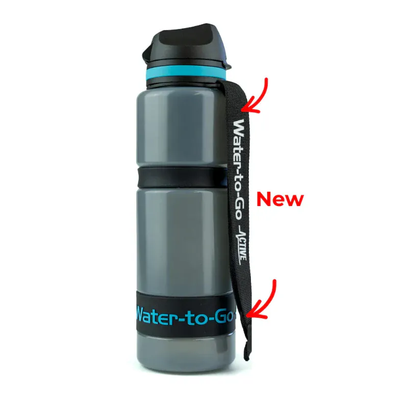 Water to Go Active 75 Trinkflasche 0.75 Liter mit integriertem Wasserfilter