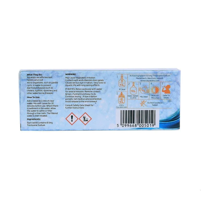 BCB Wasser Reinigungstabletten CR216, 50 Stück