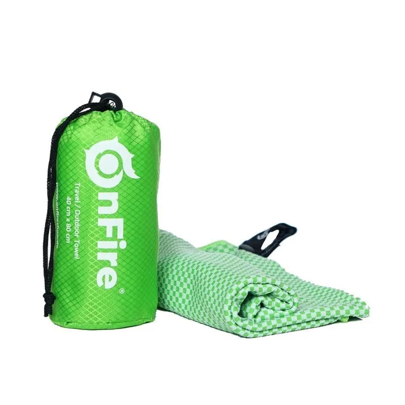Kleines Outdoor-Handtuch mit Bambus Aktivkohlefasern 40x80 cm