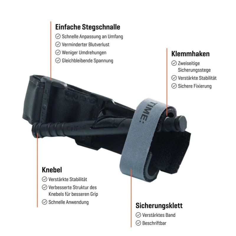 CAT ® Combat Application Tourniquet ® GEN 7 - schwarz oder orange