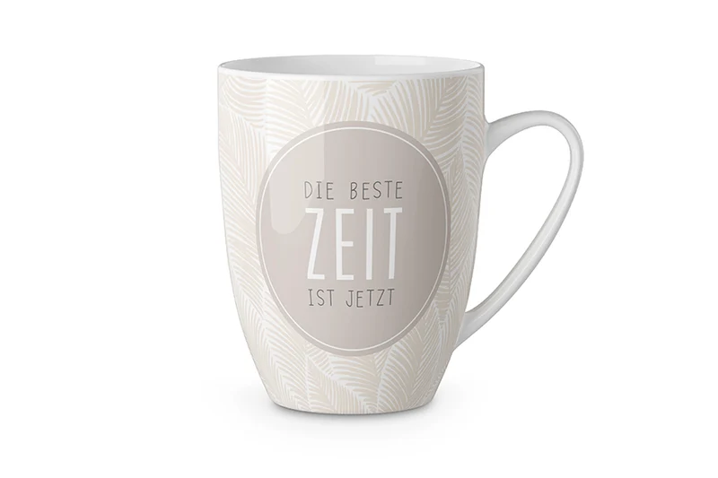 Tasse „Die beste Zeit ist jetzt“ – Relax, Becher 250 ml