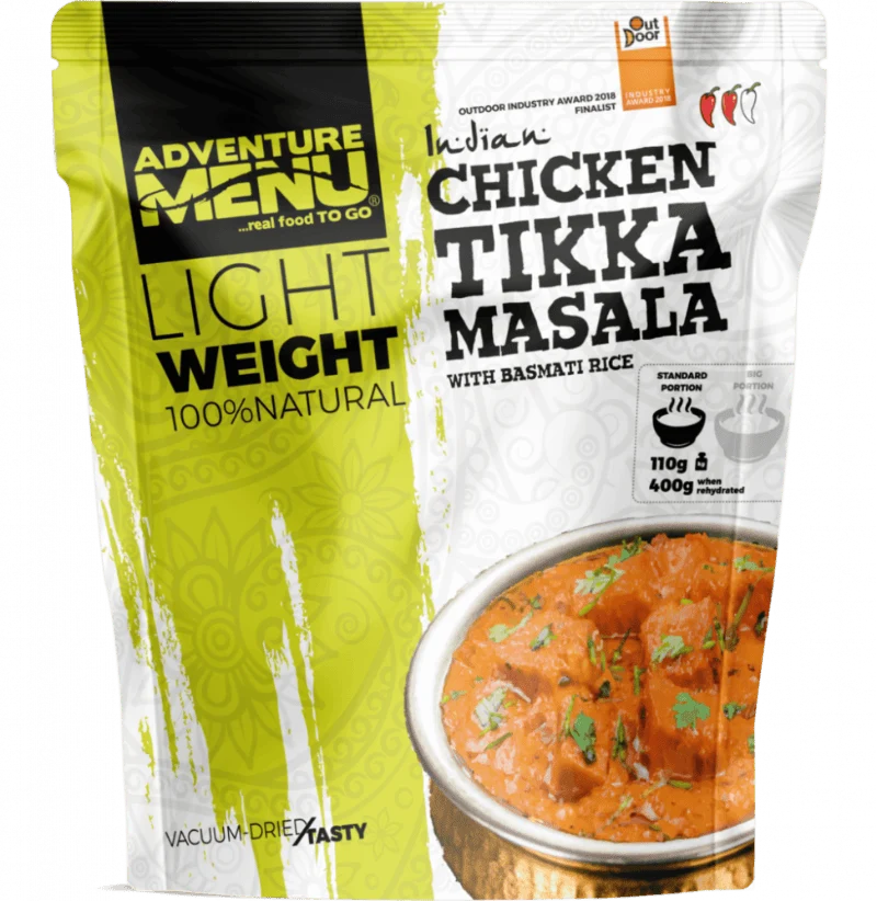 Adventure Menu - Hühnchen Tikka Masala mit Basmatireis - Standard Portion