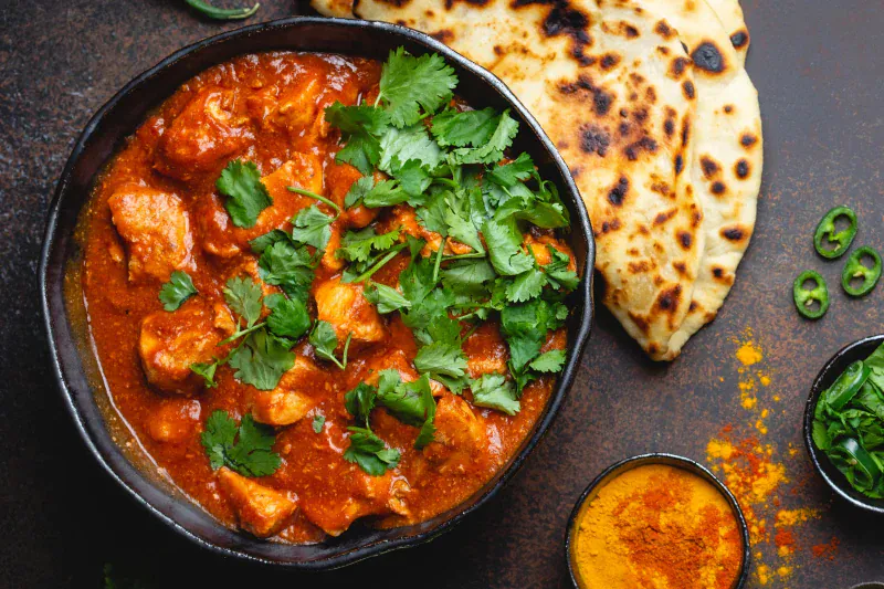 Adventure Menu - Hühnchen Tikka Masala mit Basmatireis - Standard Portion