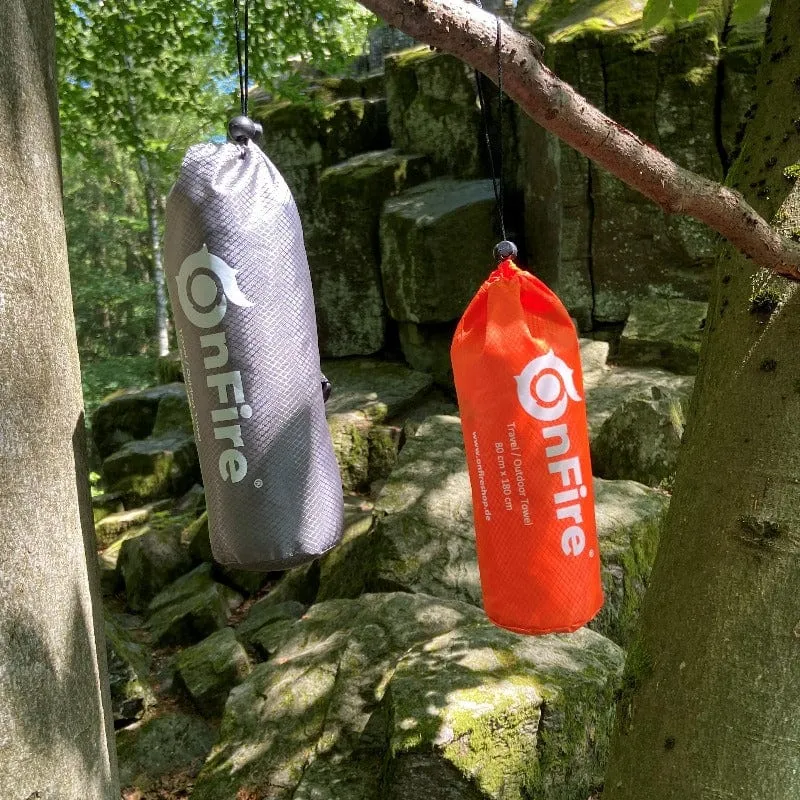 Großes Outdoor-Handtuch mit Bambus Aktivkohlefasern 80x180 cm