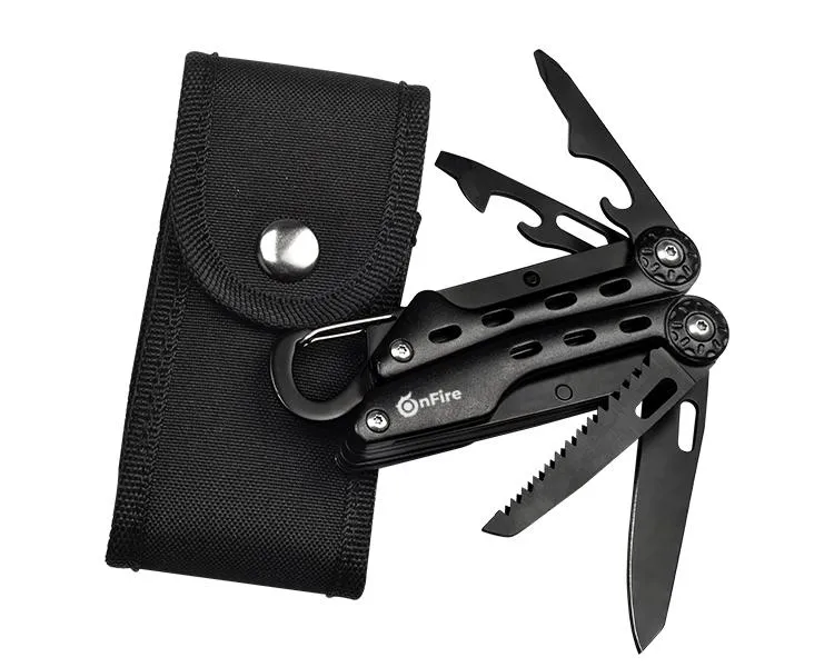 Multitool mit 8 Funktionen und Karabiner